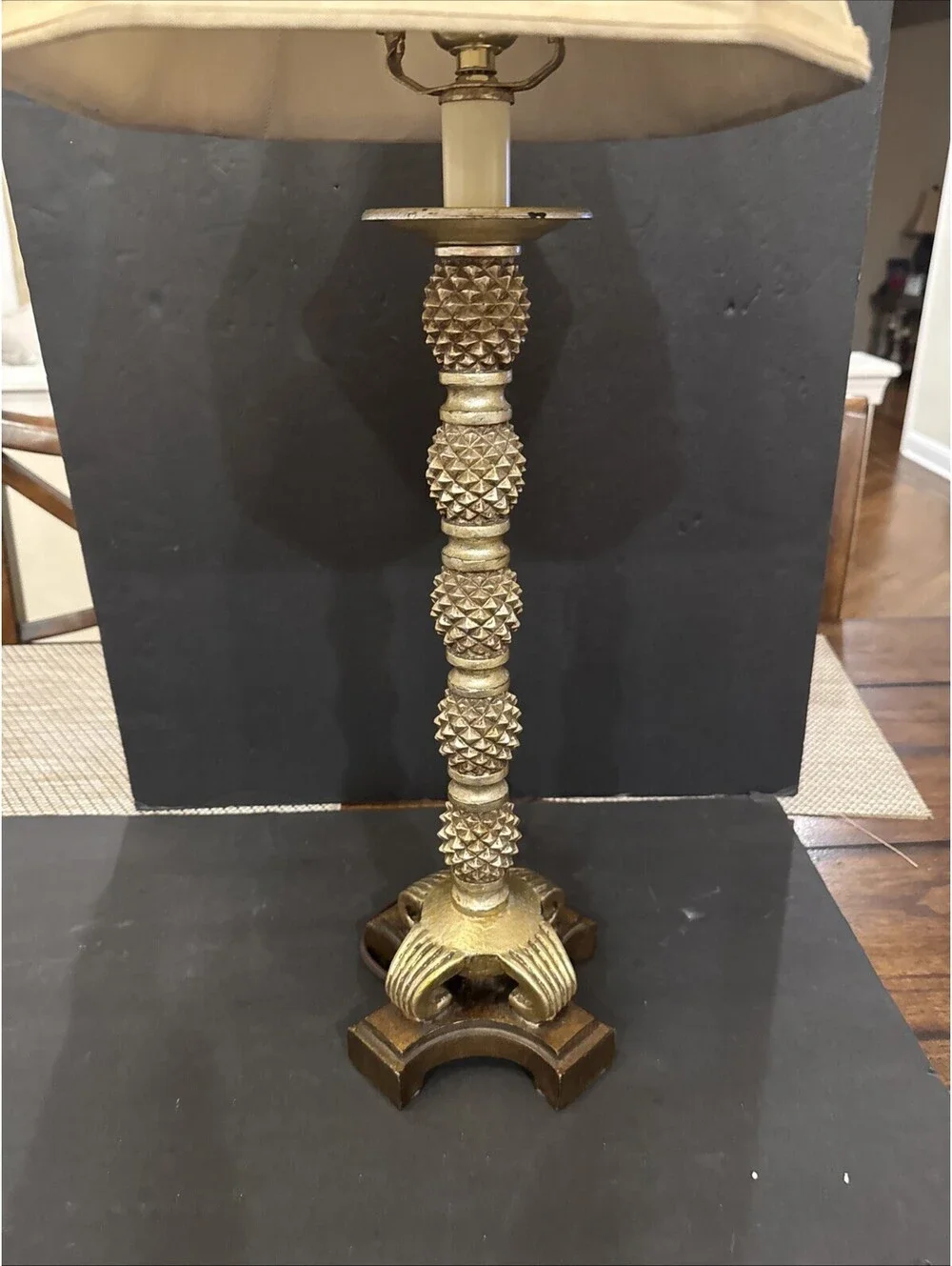 Rare Uttermost Pineapple Designed Body Indoor/Outdoor Table Lamp 31” H
